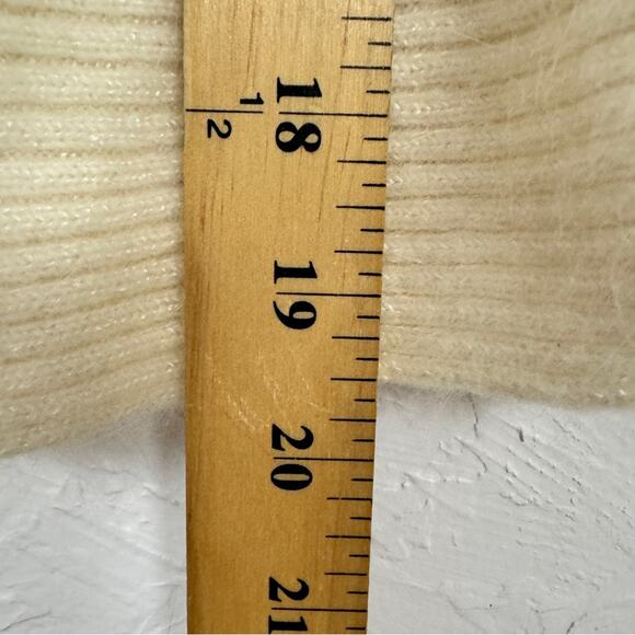 Vintage Lilly of California Cream Angora Wool Blend Sweater Womens M Coquette - Picture 10 of 11